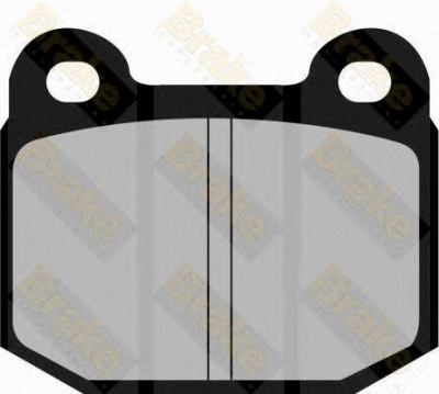 BRAKE ENGINEERING pa251 -  Комплект тормозных колодок, дисковый тормоз